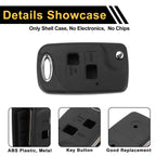 2 Button Key Fob Shell Case for Lexus RX300 (2001) - Black