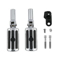 Pair Chrome Passenger Foot Pegs for Harley Softail Slim (2012-2017)