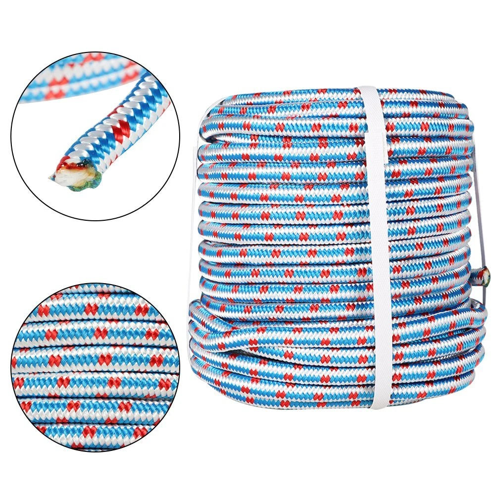 16 Strand Braided Arborist Tree Rope 1/2" x 150FT for Rigging