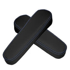 Seat Armrest Cover for Hummer H2 (2003–2006) - Leather Synthetic, Blue Stitch