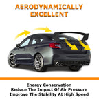 Matte Black Rear Trunk Spoiler Wing for Subaru WRX/WRX STI (2015–2021)