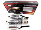 280mm JBS Lowering Nitrogen Cell Shock Absorbers for Yamaha XV250 Virago (88-07)