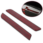 Saddlebag Latch Visibility Red Reflectors for Harley Touring Electra Glide (1994–2013)