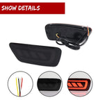 Smoke LED Rear Reflector Tail Lights for Jeep Grand Cherokee (2011–2021)