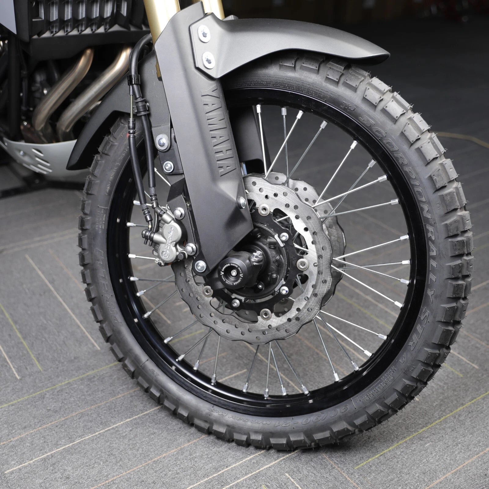Front and Rear Wheel Slider Crash Protector for Yamaha Tenere 700 (2019–2023)