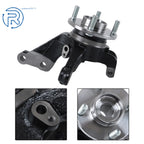 Pair Front Knuckle & Wheel Hub Bearing for Nissan Versa Note (2014-2019)