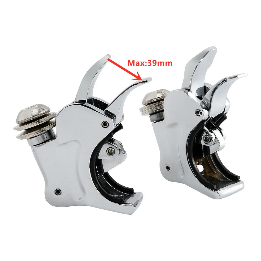 39mm Forks Windshield Clamps for Harley Dyna Sportster XL883 1200 (2004–2023)