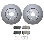 Front Brake Kit 321mm Rotors & Akebono Ceramic Pads for Chevy Camaro (2010–2015)