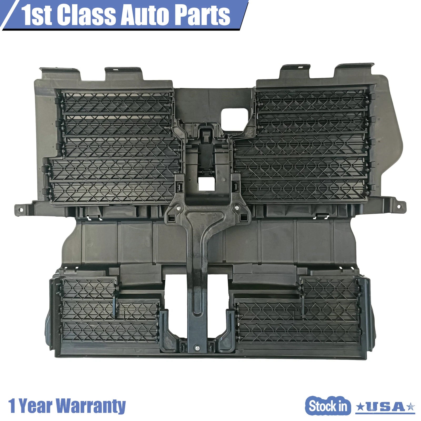 Front Radiator Shutter Assembly for Ford Edge (2019–2021) W/O Actuator 2.0L 2.7L