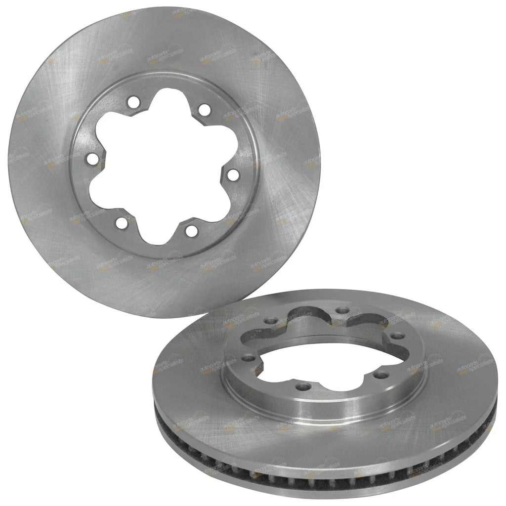 2 x Front Disc Rotors + Brake Pads for Toyota Hiace KDH/TRH 200 (2005–2012)