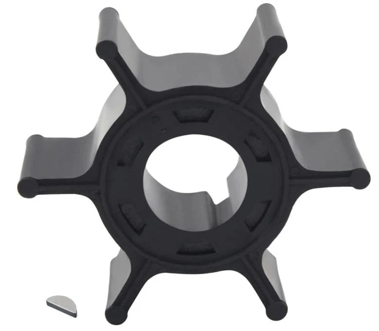 Water Pump Impeller with Key for Mercury 2 Stroke 6 HP Outboard (1990–1999)