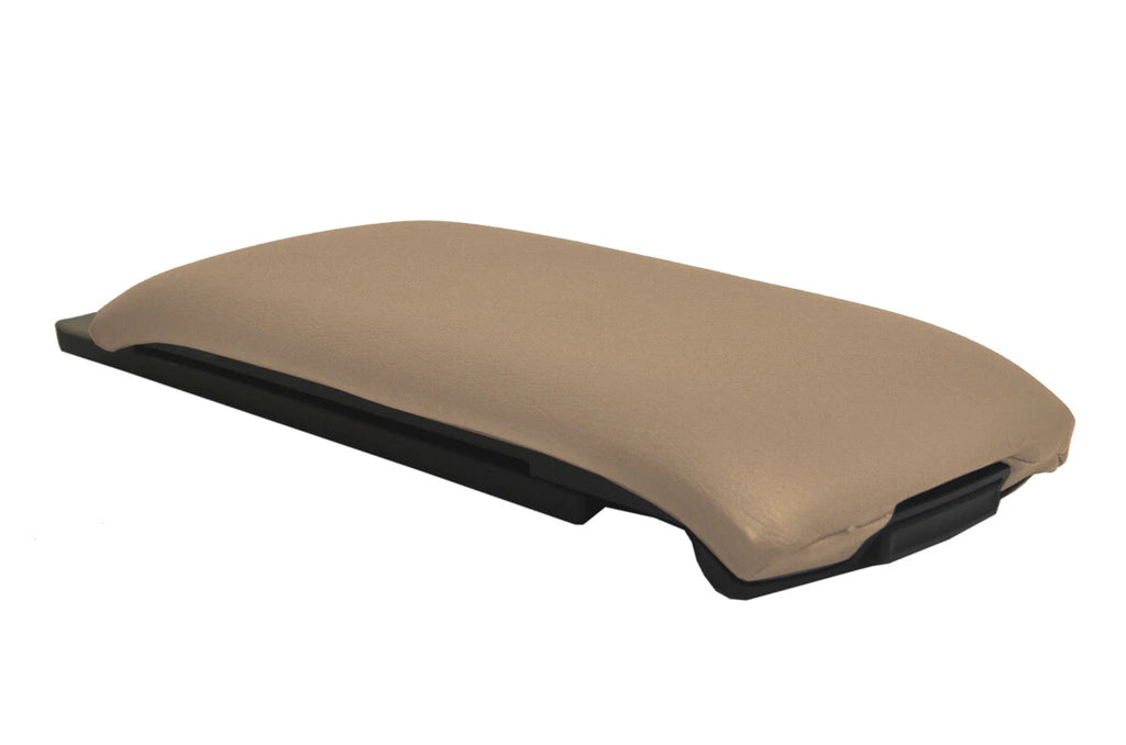 Console Lid Armrest Cover for Nissan Murano (2003–2004) Beige PVC Leather