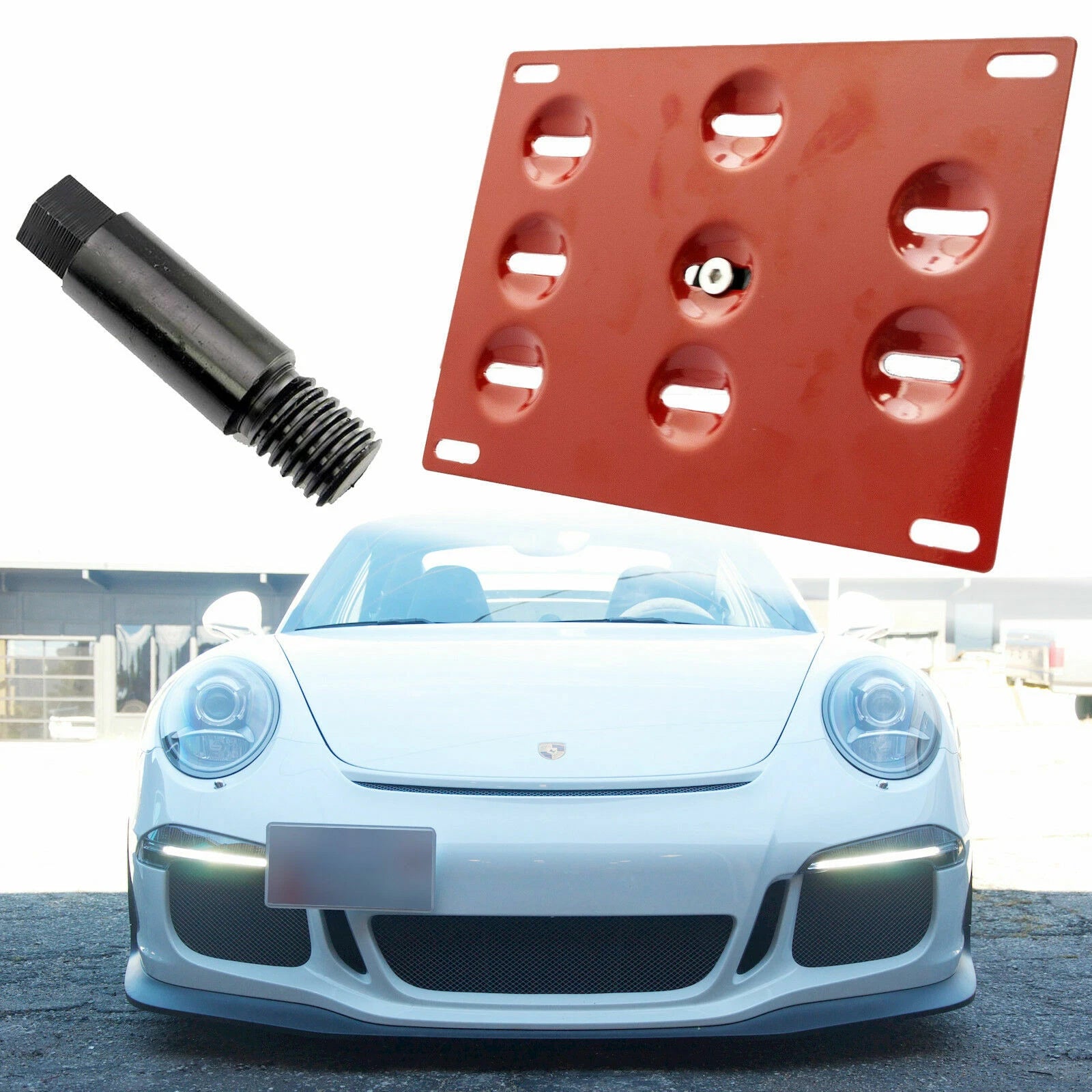 License Plate Bracket Mounting Holder Adapter for Porsche 911 924 Boxster (1987–2004)