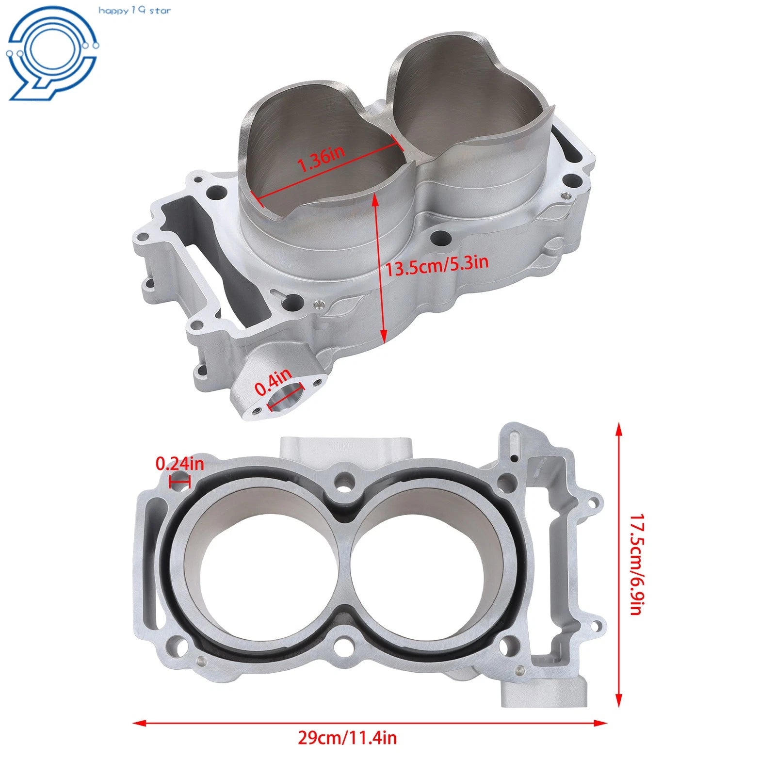 Engine Cylinder Gasket Kit for Polaris RZR XP 4 1000 (2017–2024)