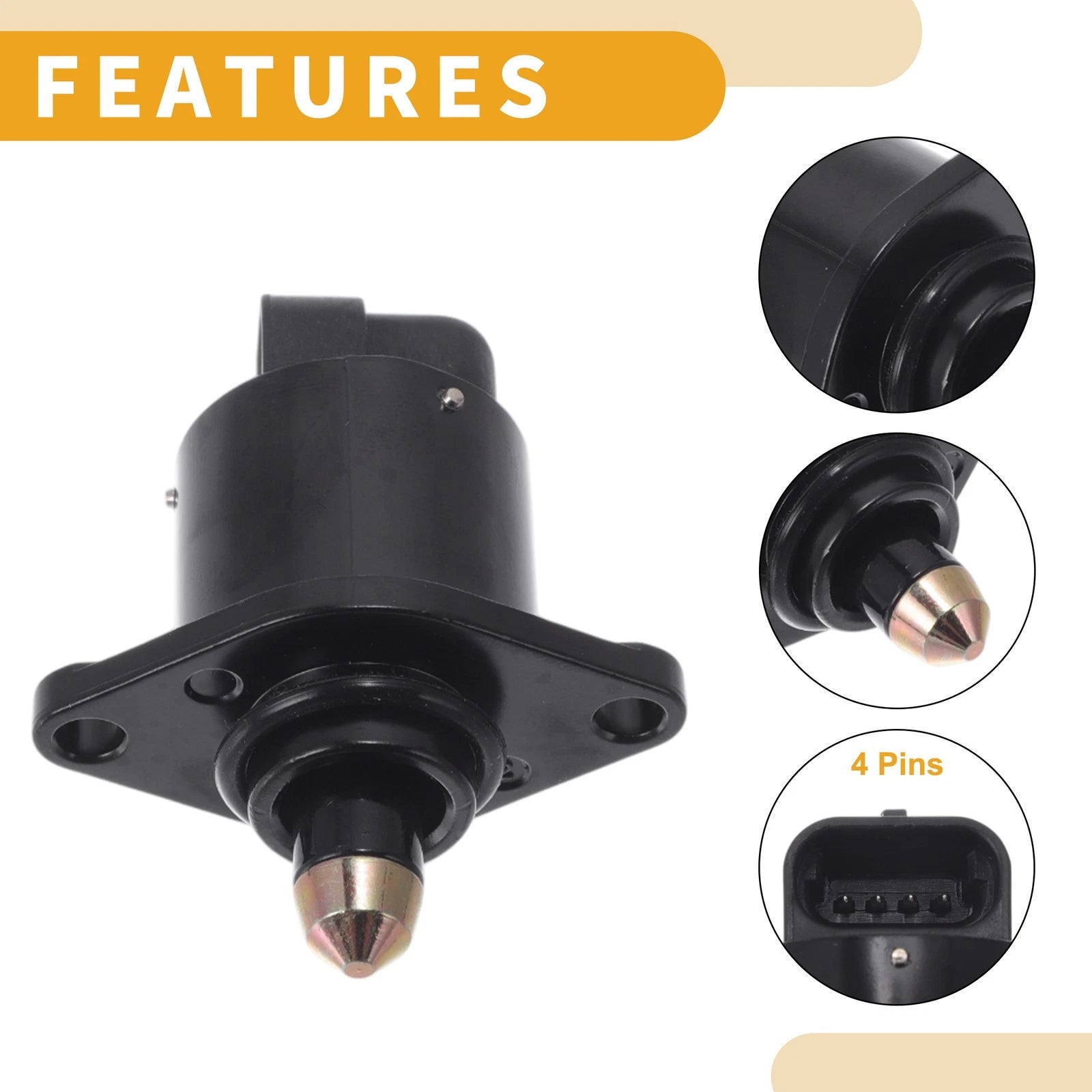 Idle Air Control Valve for Chrysler Sebring (1995–1999) No. 4669480