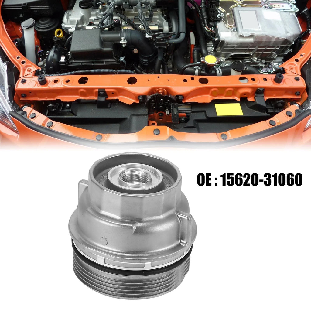 Oil Filter Housing Cap for Toyota Camry, Lexus ES300h, IS250, GS300 (2012–2020) 15620-31060