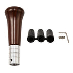Gear Shifter Knob in Brown Wood Grain for Cars and Trucks (Universal Fit)
