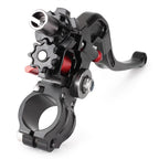 Left Black 7/8" 22mm Foldable Pivot Clutch Perch Lever for Dirt Bike ATV