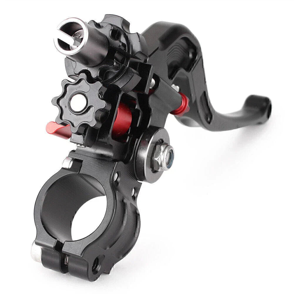 Left Black 7/8" 22mm Foldable Pivot Clutch Perch Lever for Dirt Bike ATV