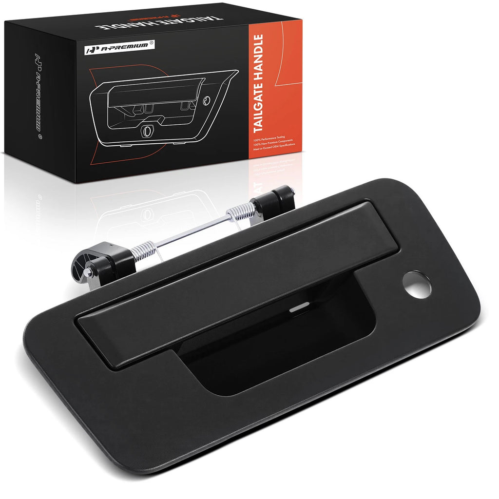 Tailgate Handle for Nissan Titan (2013–2015) - Textured Black with Keyhole