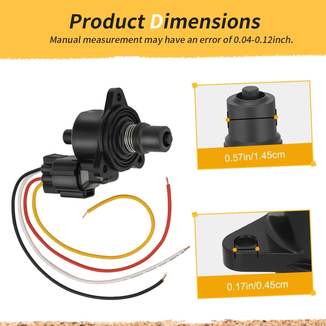 Idle Air Control Valve with Pigtail Harness for Polaris Sportsman RZR Scrambler (2008–2021)