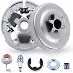 6 Clutch Drum with Washer & Snap Ring for Chainsaw Maintenance