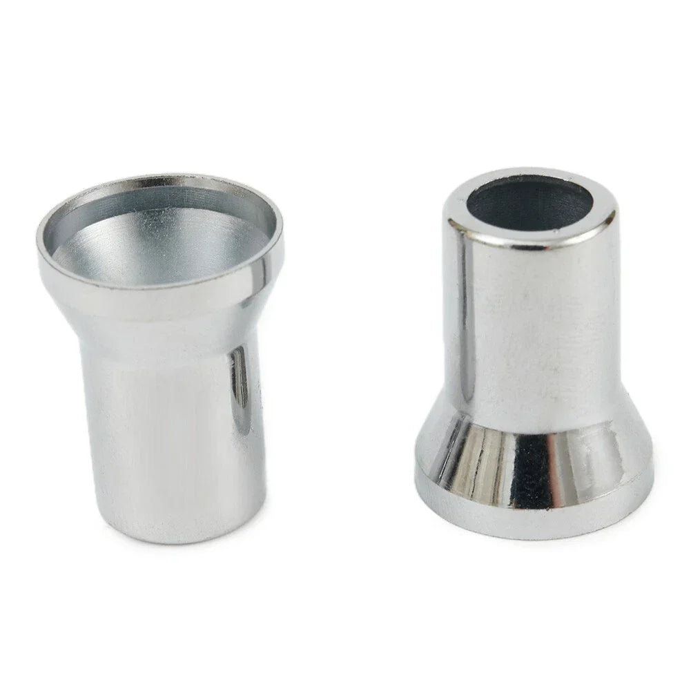 Valve Stem Hex Cap with Sleeve Cover Decor for Silver Car