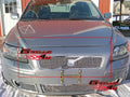 Stainless Steel Mesh Grille for Volvo S40/V50 (2005–2007)