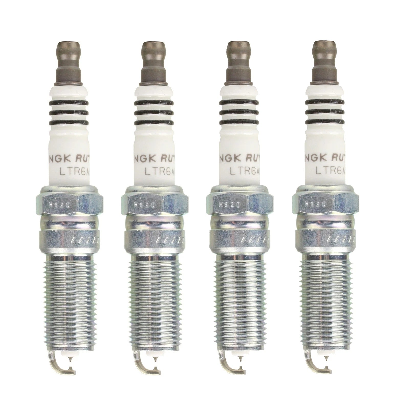 Set of 4 NGK Ruthenium HX Spark Plugs for Ford EcoSport, Mazda MX-5 Miata (2016–2023)