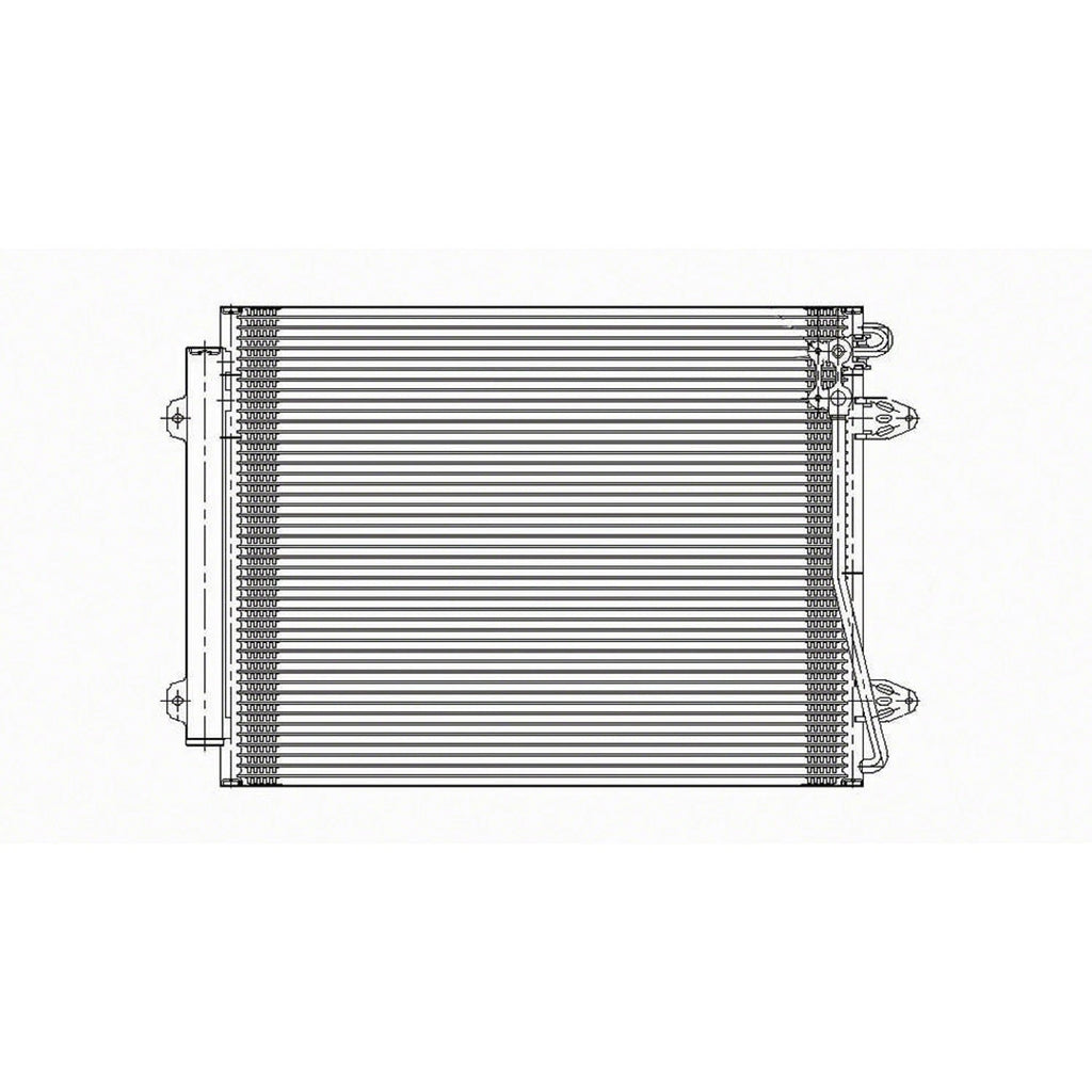 Replacement A/C Condenser w/Receiver-Drier (See compatibility Chart)