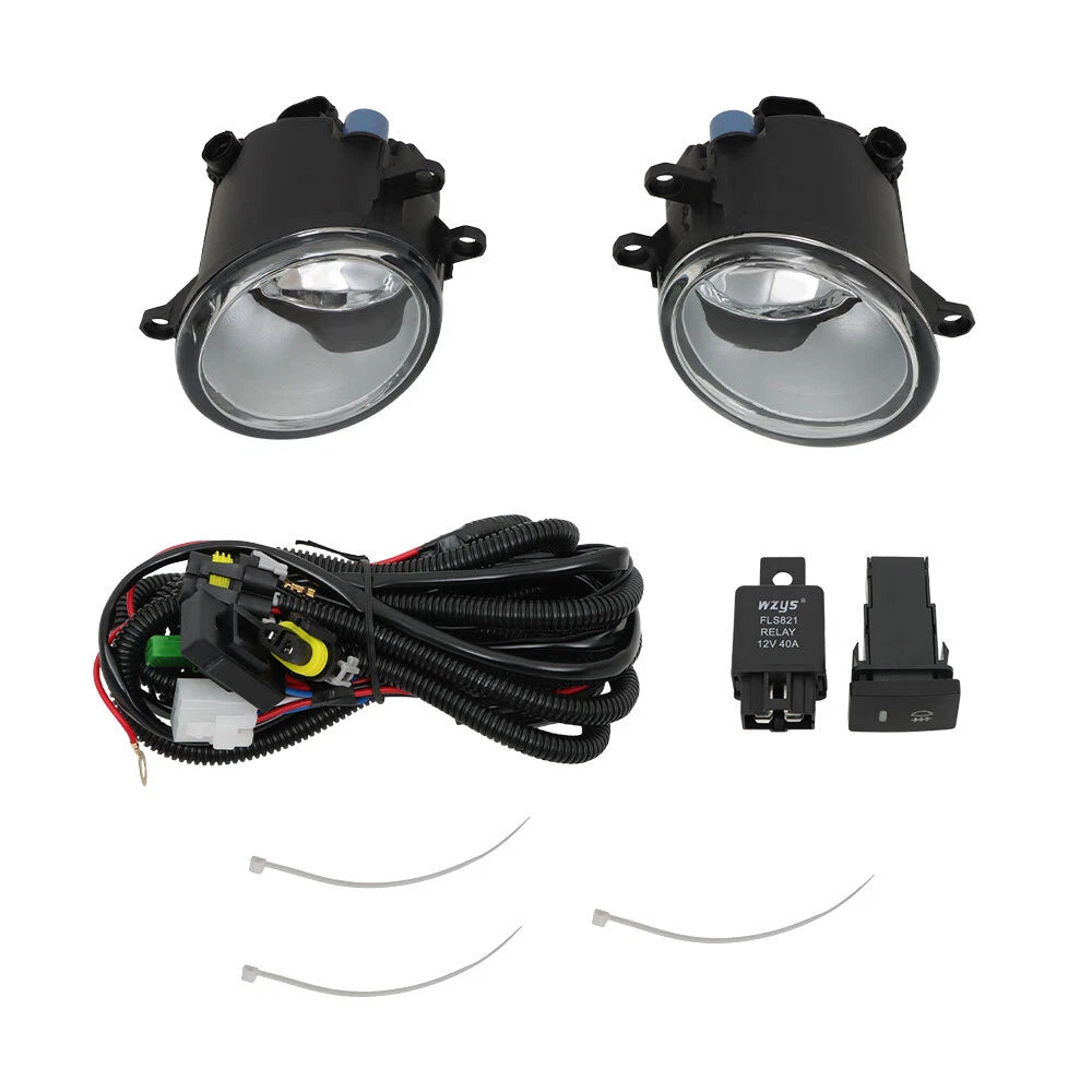 Front Bumper Fog Lights for Highlander (2017–2018) with Wiring and Switch