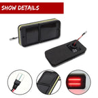 2X Smoked Rear Red LED Side Marker Lights for Chevrolet GMC C/K Trucks (1968–1972)