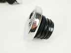 Chrome Fuel Tank Gas Cap for Harley-Davidson Sportster Touring Softail