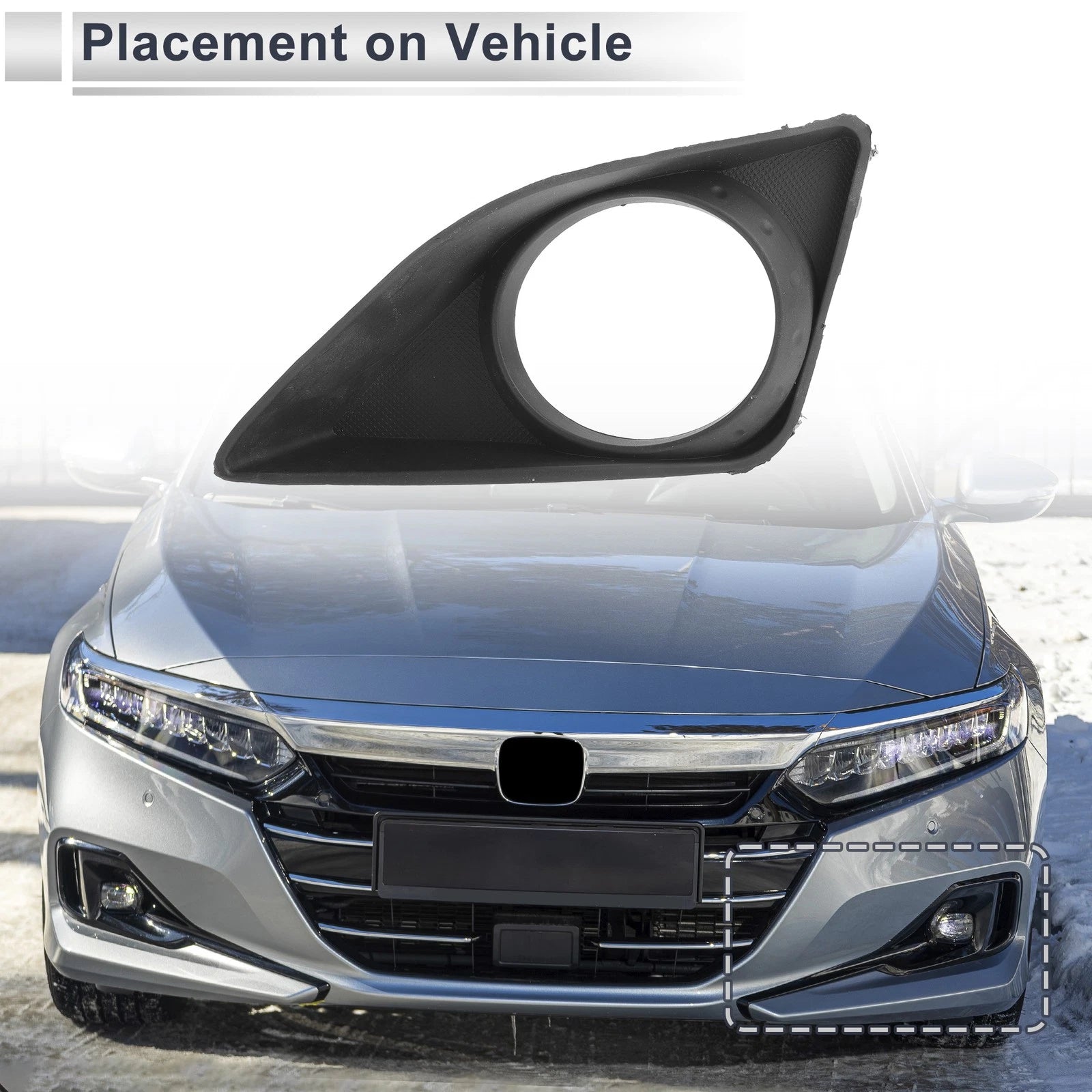 1 Pc Fog Light Grill for Toyota Corolla (2007–2010) No. 8148202070