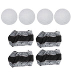 Set of 2 Tyre Bags for Gray 420D and Black 600D
