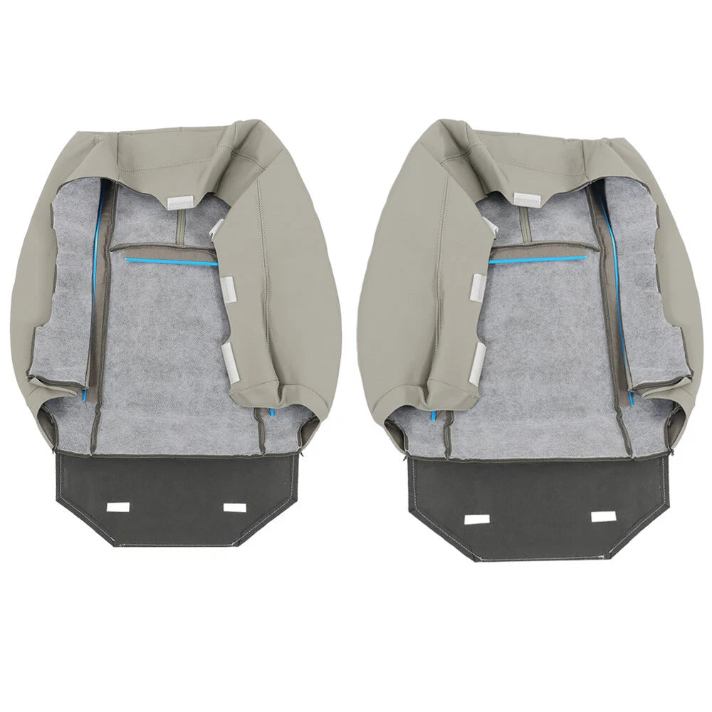 Set of 2 Seat Covers for Chevy Tahoe GMC Sierra (2007–2014) Gray