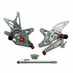 Rearsets Footpegs Pedal for Kawasaki ZX-6R Ninja (2009–2020) T9