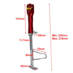Adjustable Non-Slip Kickstand for Motorcycle - Yellow