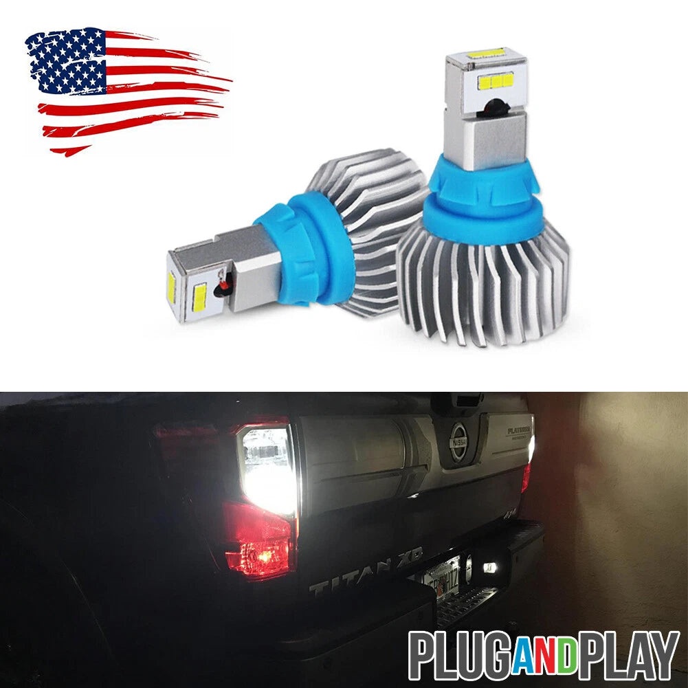Set of 2 LED Backup Light Bulbs for Nissan Titan (2004–2018)