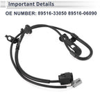 ABS Wheel Speed Sensor No. 89516-33050 for Toyota Camry (2010–2011)