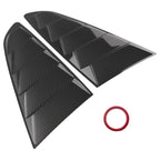 Car Louvers Side Window for Ford Mustang (2015–2023) Carbon Fiber