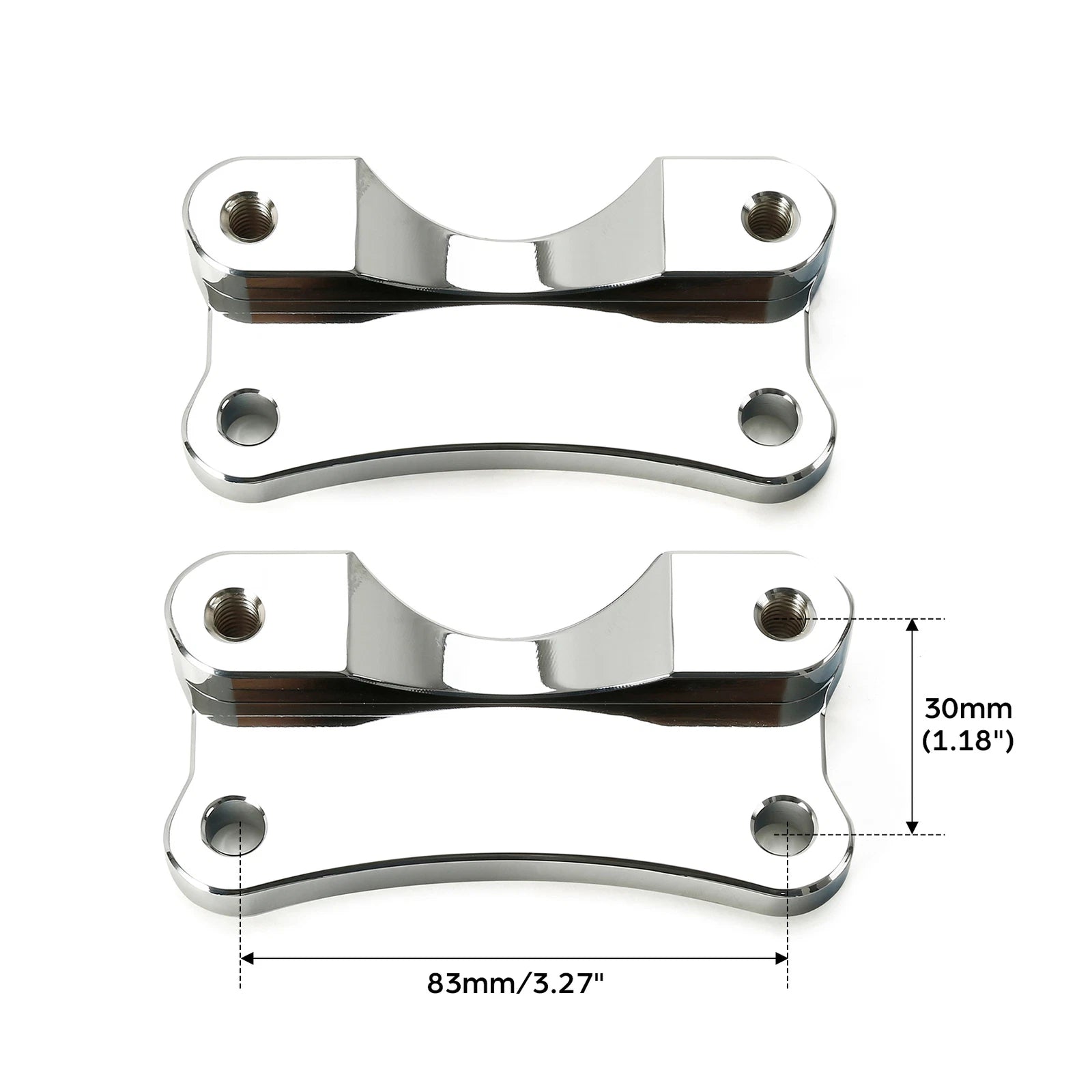 Front Fender Risers Spacer Mount for Harley Touring Road King (2014–2023)