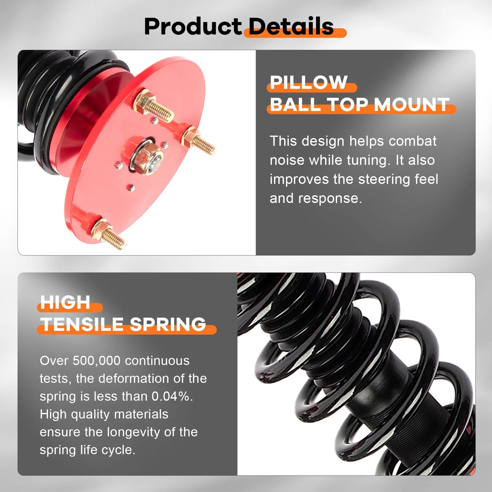 Coilovers for BMW 5 Series E60 (2004-2010) Adjustable Height Suspension Kit