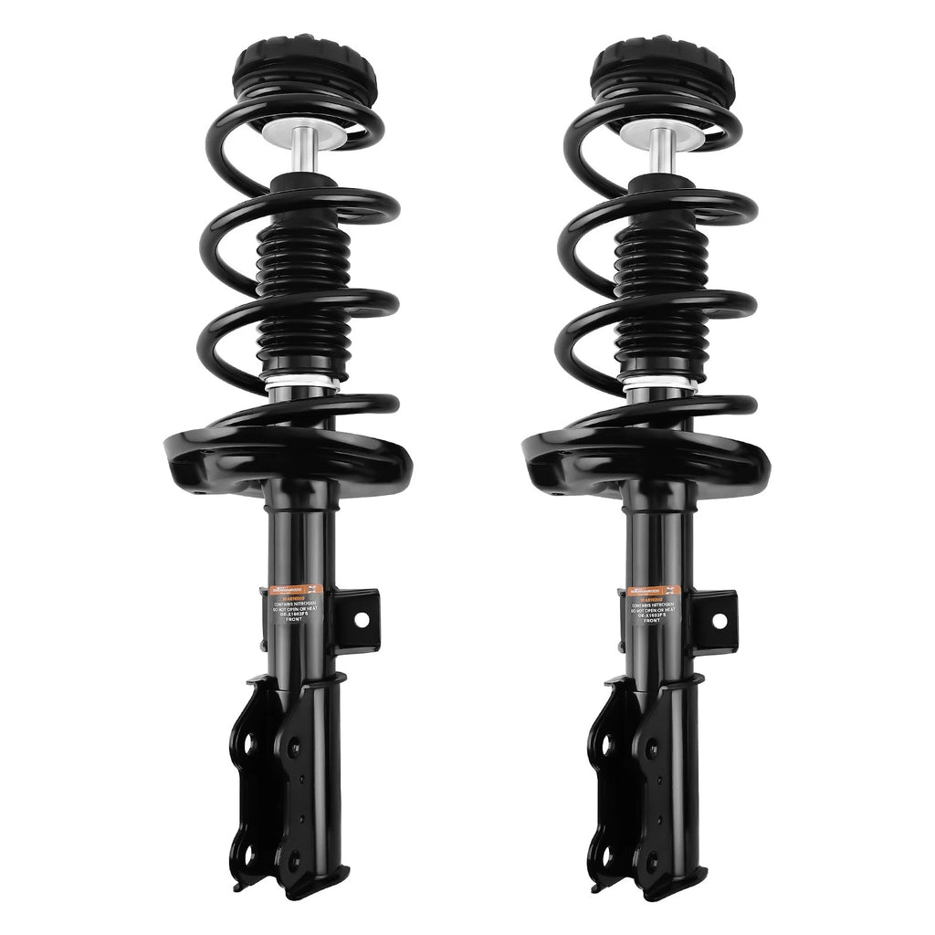 Pair Front Complete Struts Shocks with Coil Spring for Cadillac SRX (2010–2016)