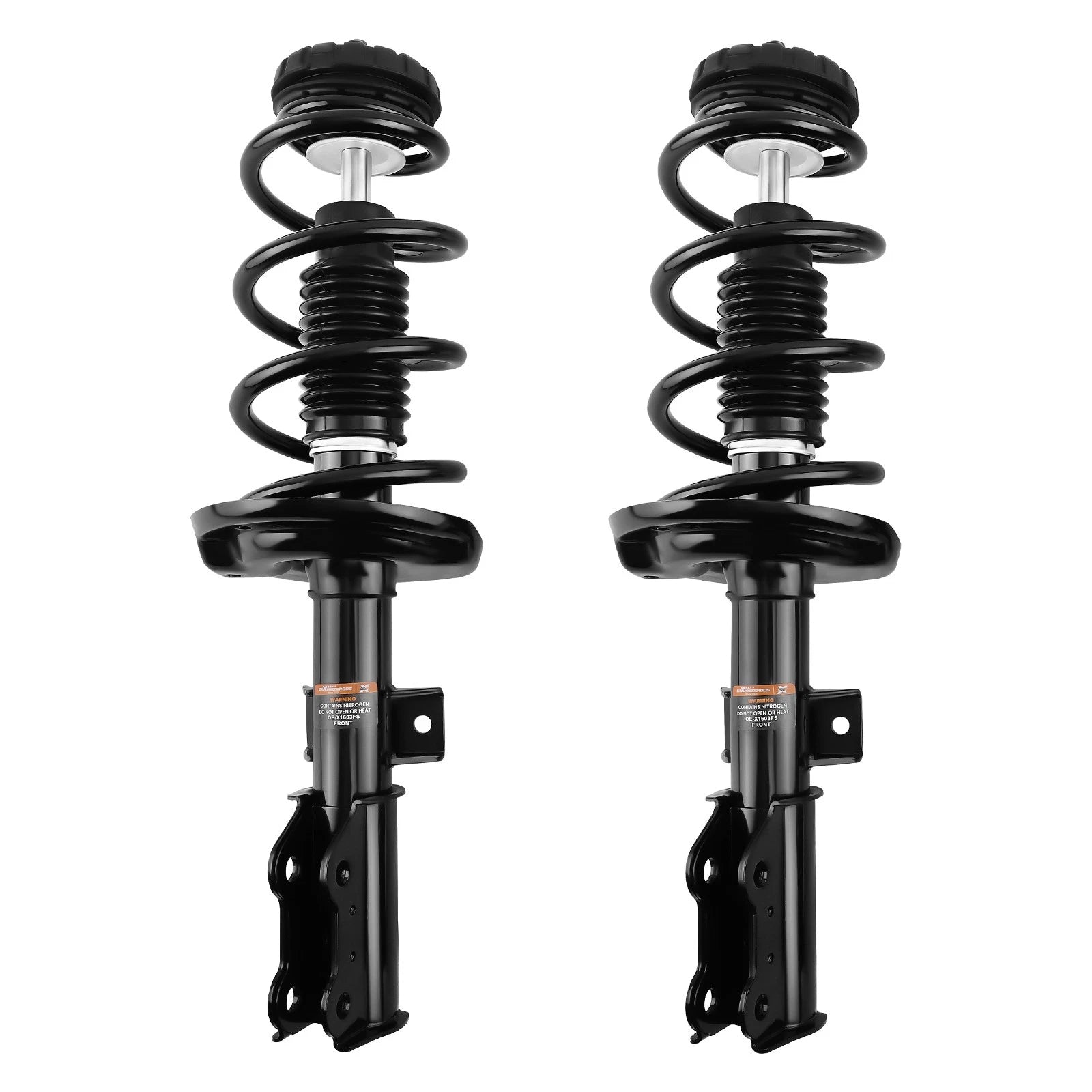 Pair Front Complete Struts Shocks with Coil Spring for Cadillac SRX (2010–2016)