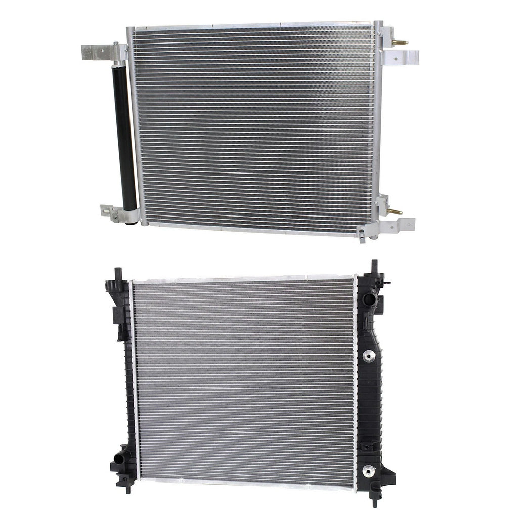 A/C Condenser and Radiator for Cadillac SRX (2010–2016)