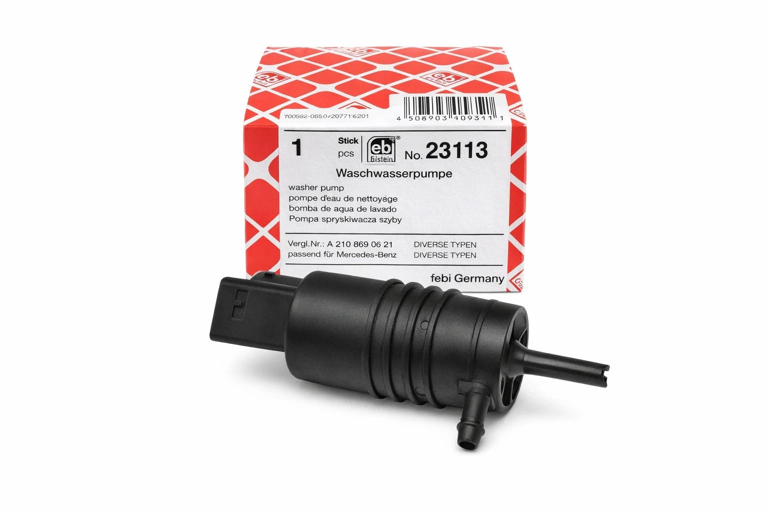 Windshield Washer Pump for Mercedes-Benz Sprinter 2500 (2007–2018) 2218690121