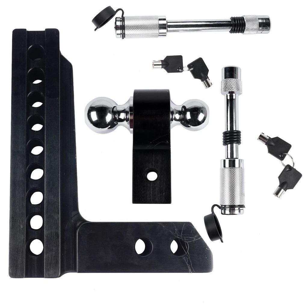 Aluminum Tow Hitch for 2" and 2-5/16" Balls (Universal Fit)