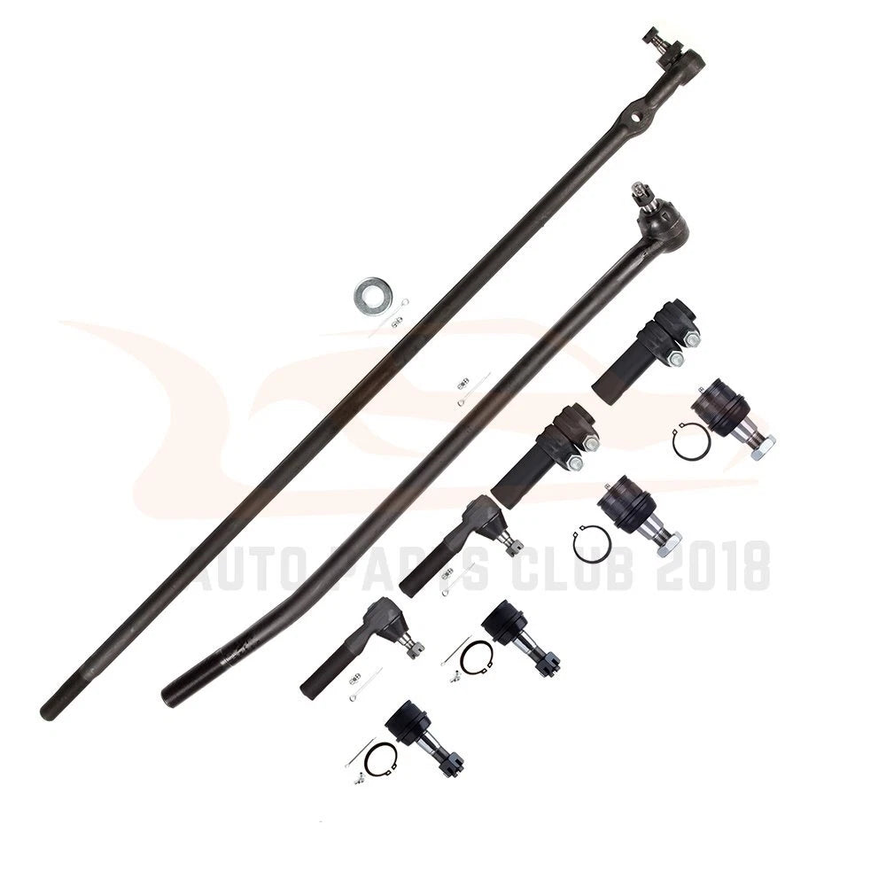 10Pcs Suspension Adjusting Sleeve Ball Joint Tie Rod for Ford F-350 (1992–1997)