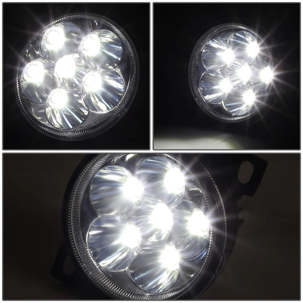 Set of 2 LED Front Bumper Fog Light Lamps for Peterbilt 579 587, Kenworth T660 (2011–2020, 2008–2015)